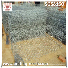 Galvanized Gabion Box / Wire Mesh Gabion com tamanho